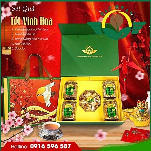 Set quà tết vinh hoa